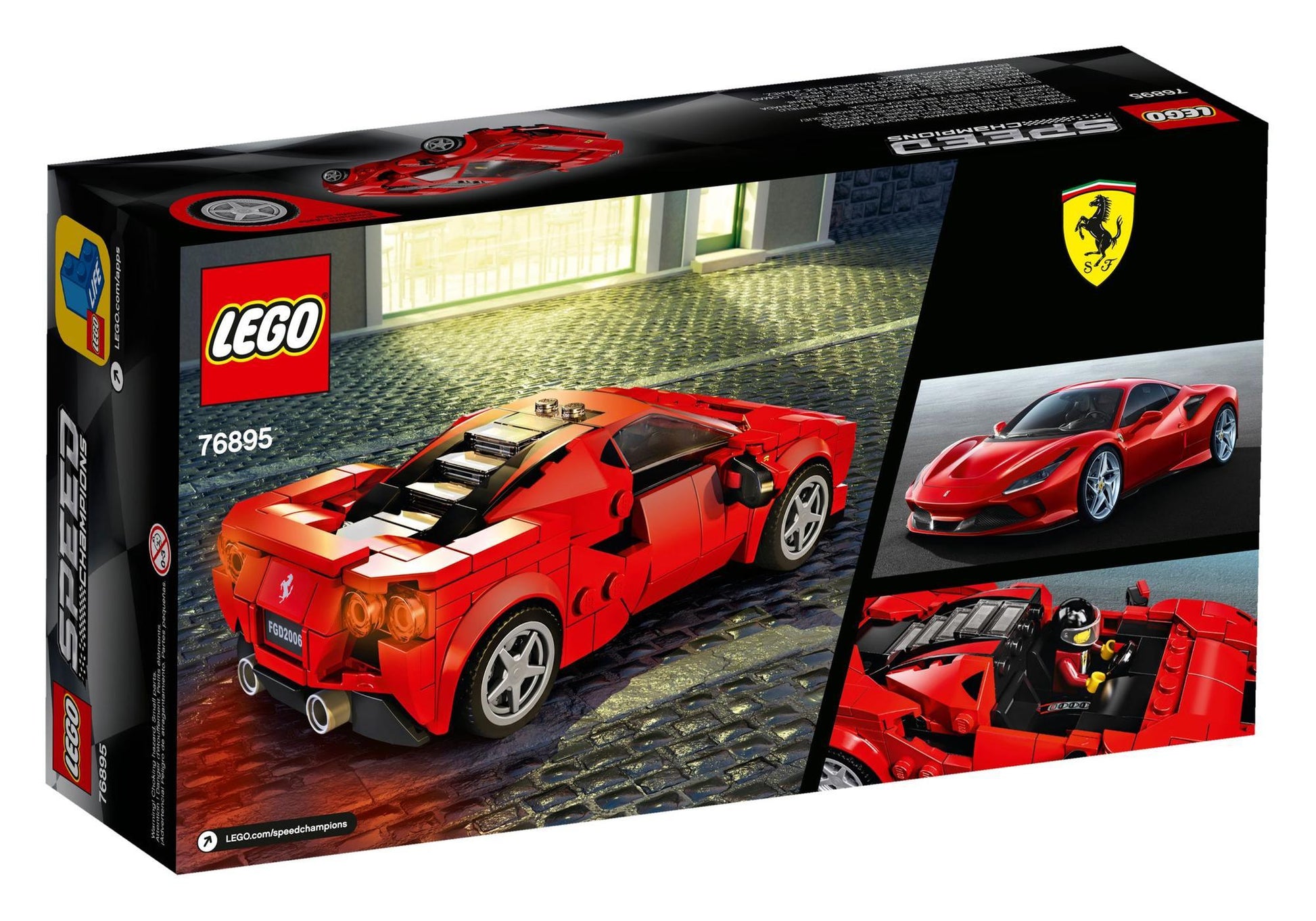 Lego 76895 Speed Champions: Ferrari F8 Tributo - plegobil