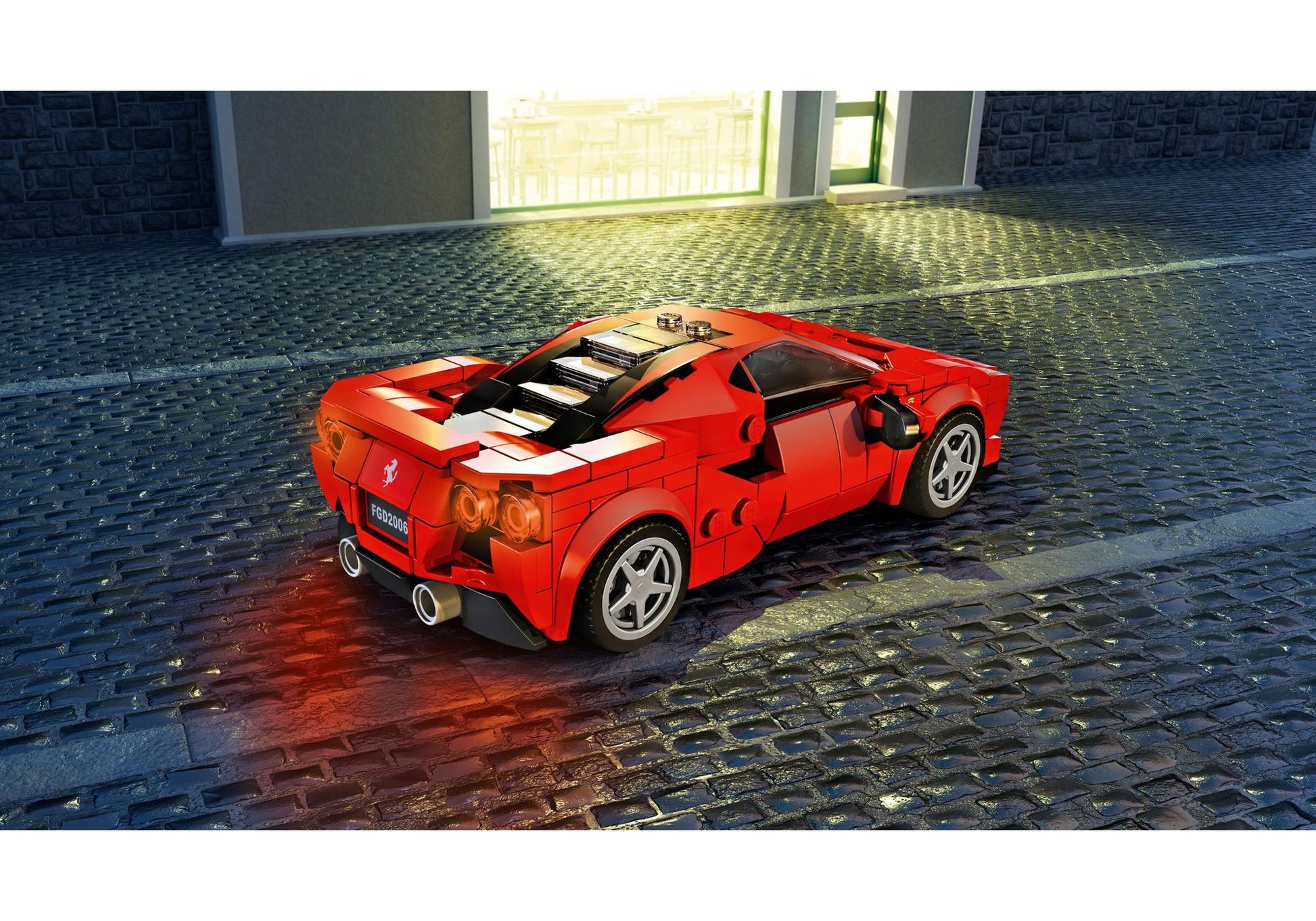 Lego 76895 Speed Champions: Ferrari F8 Tributo - plegobil