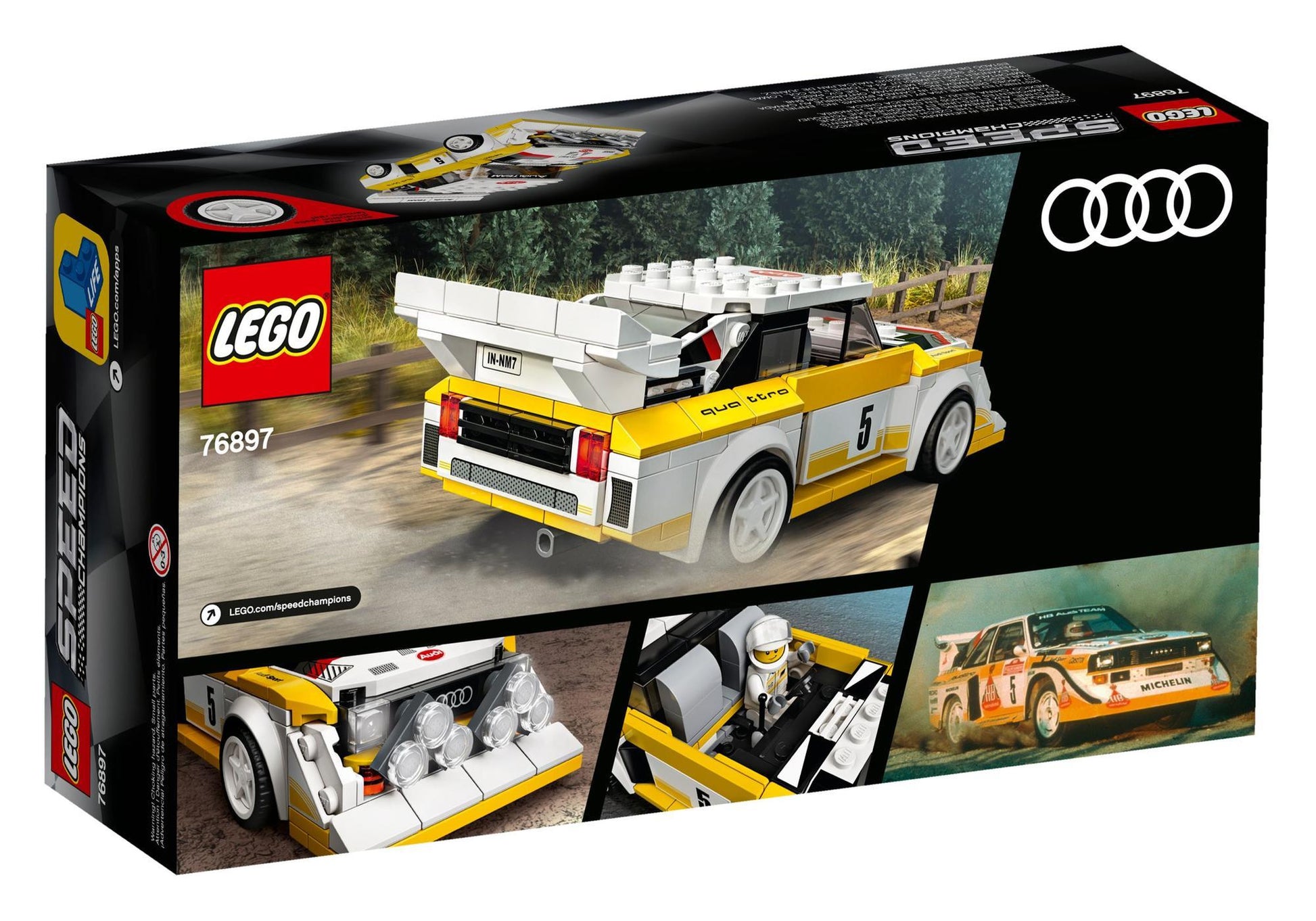 Lego 76897 Speed Champions: 1985 Audi Sport Quattro S1 - plegobil