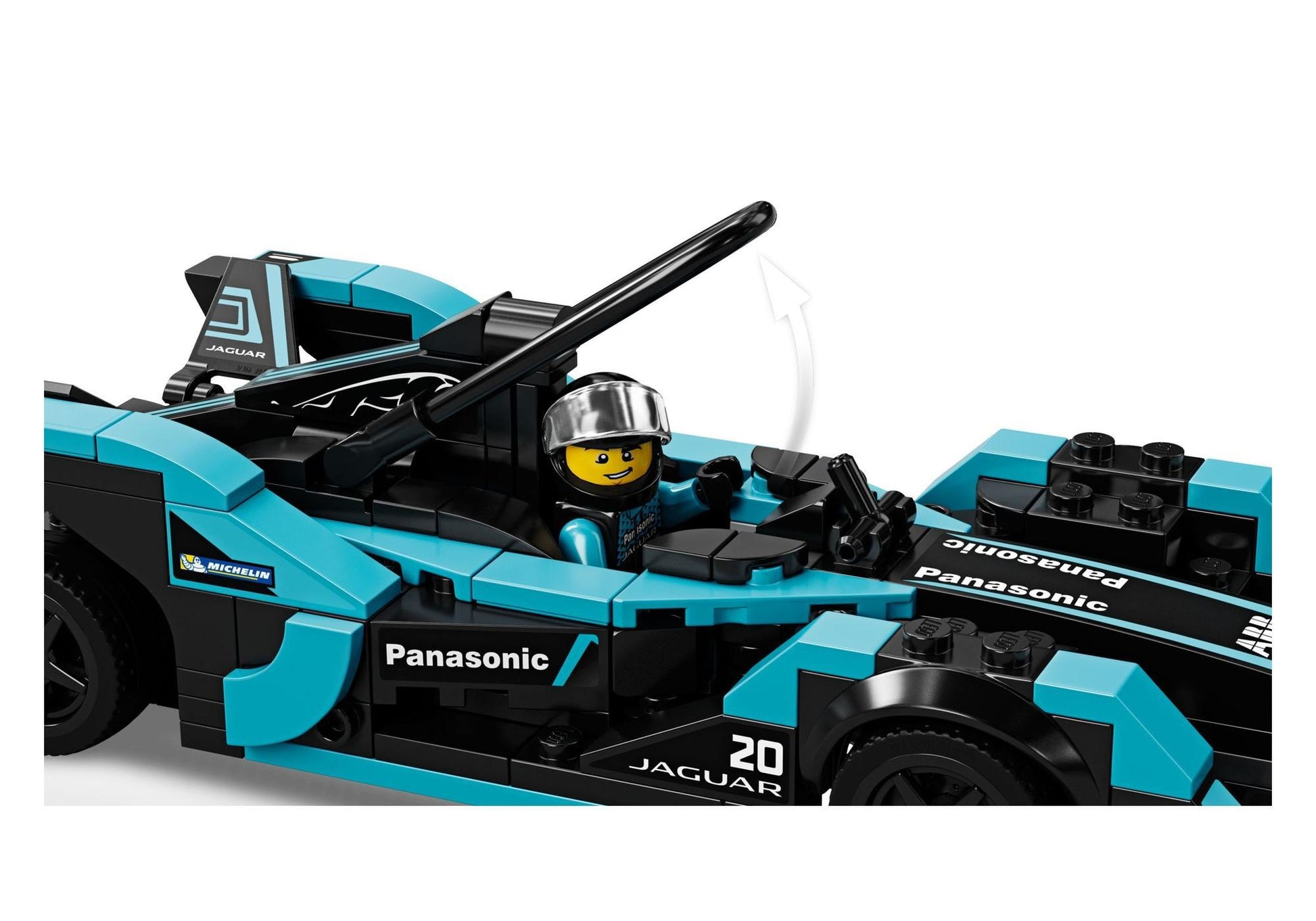Lego 76898 Speed Champions: Formula E Panasonic Jaguar Racing GEN2 car & Jaguar I-PACE eTROPHY - plegobil