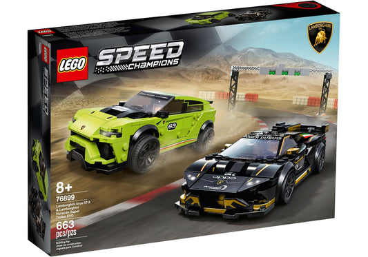 Lego 76899 Speed Champions: Lamborghini Urus ST-X & Lamborghini Huracán Super Trofeo EVO - plegobil