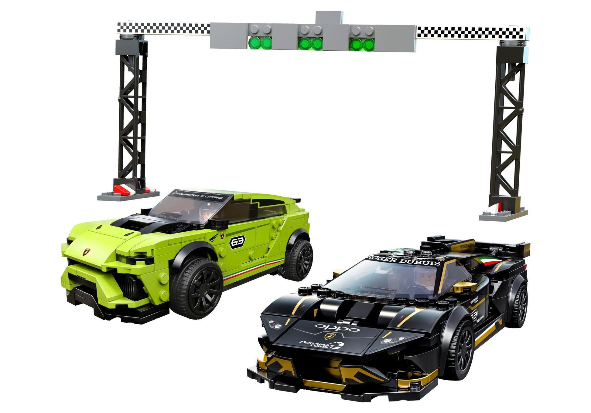 Lego 76899 Speed Champions: Lamborghini Urus ST-X & Lamborghini Huracán Super Trofeo EVO - plegobil