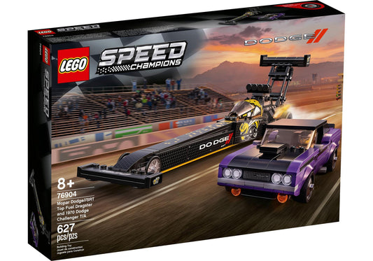 Lego 76904 Speed Champions: Mopar Dodge//SRT Dragster & 1970 Dodge Challenger - plegobil
