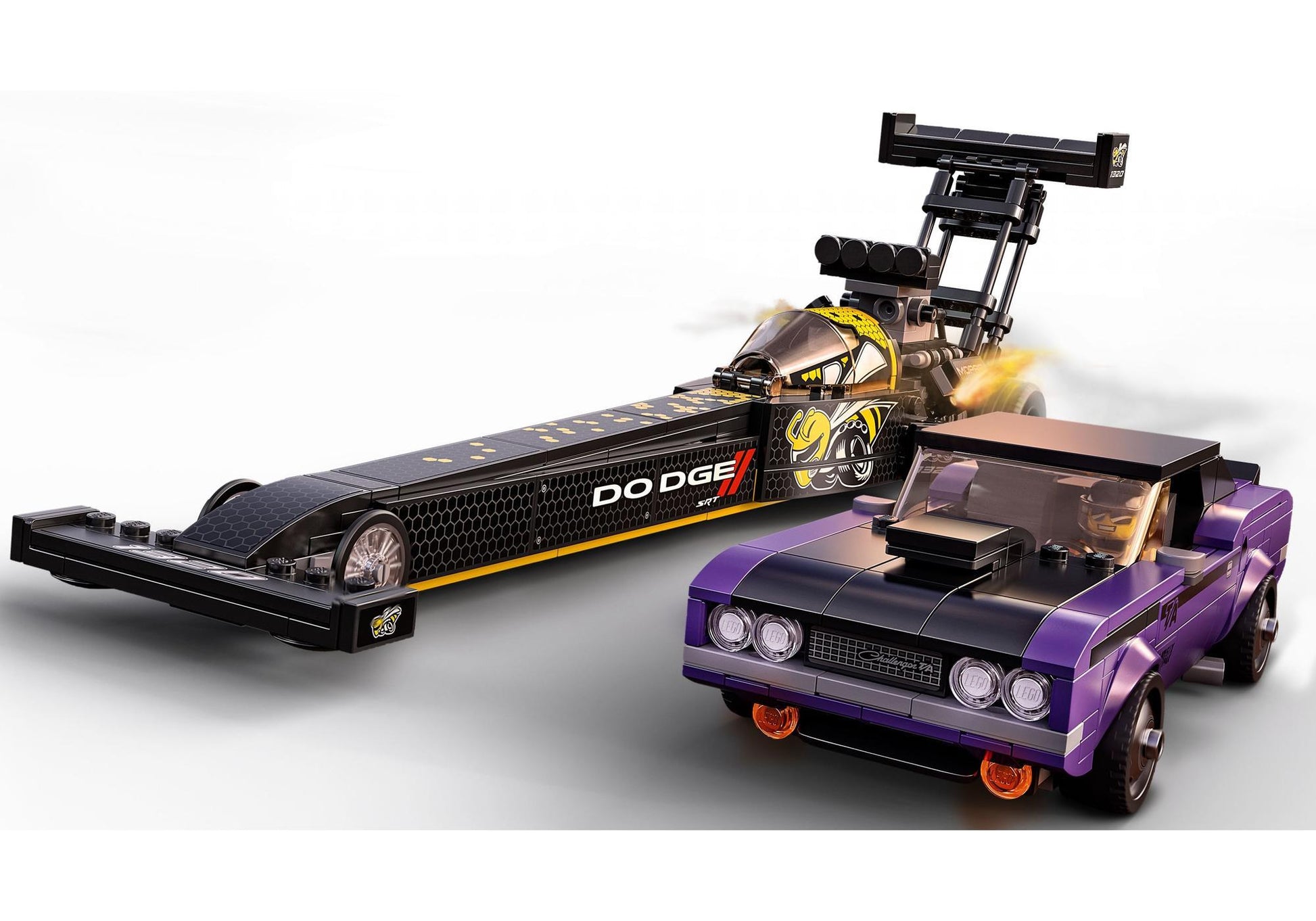 Lego 76904 Speed Champions: Mopar Dodge//SRT Dragster & 1970 Dodge Challenger - plegobil