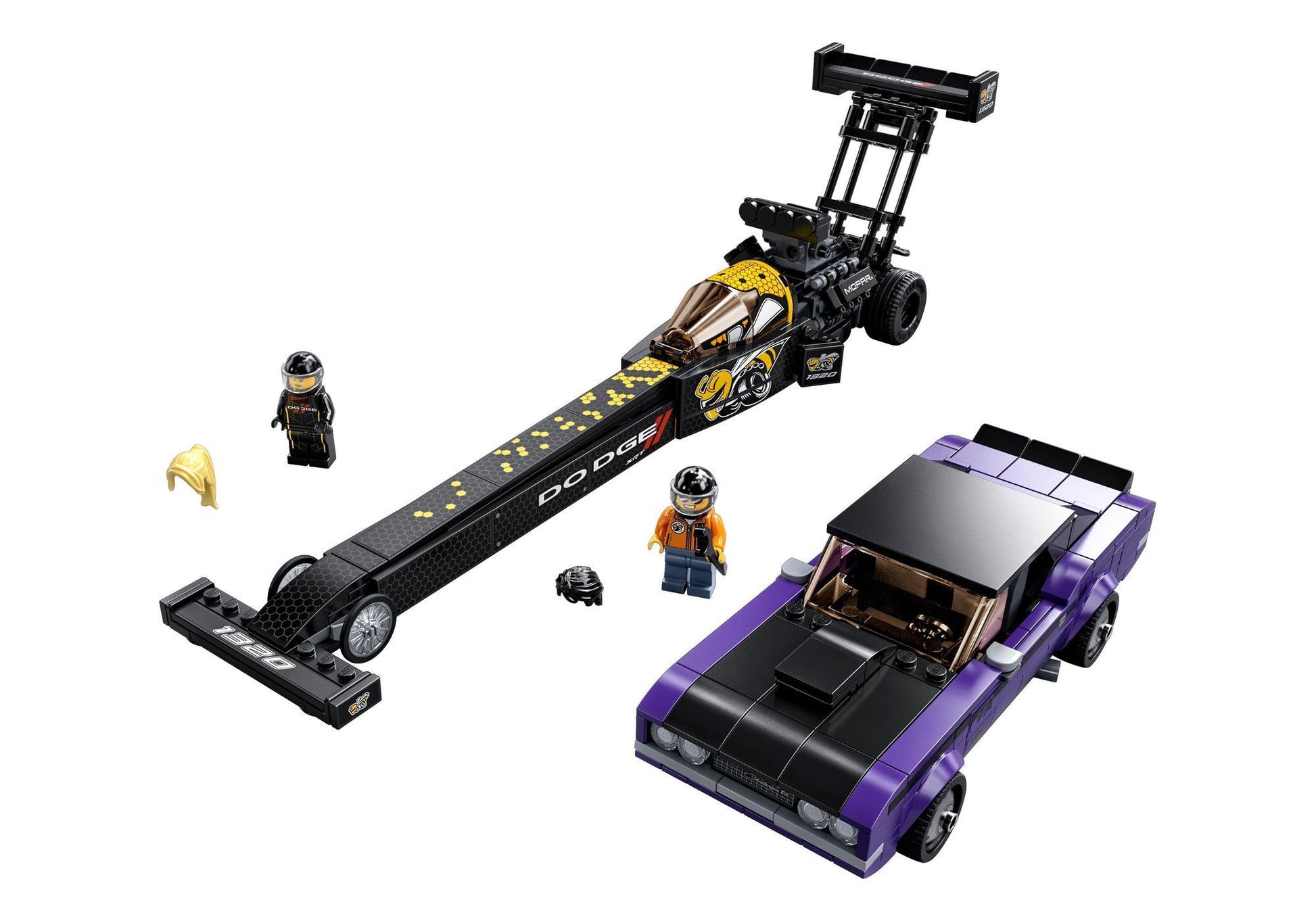 Lego 76904 Speed Champions: Mopar Dodge//SRT Dragster & 1970 Dodge Challenger - plegobil