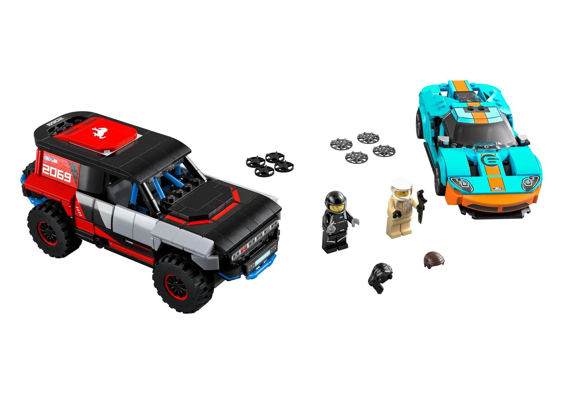 Lego 76905 Speed Champions: Ford GT Heritage Edition und Bronco R - plegobil