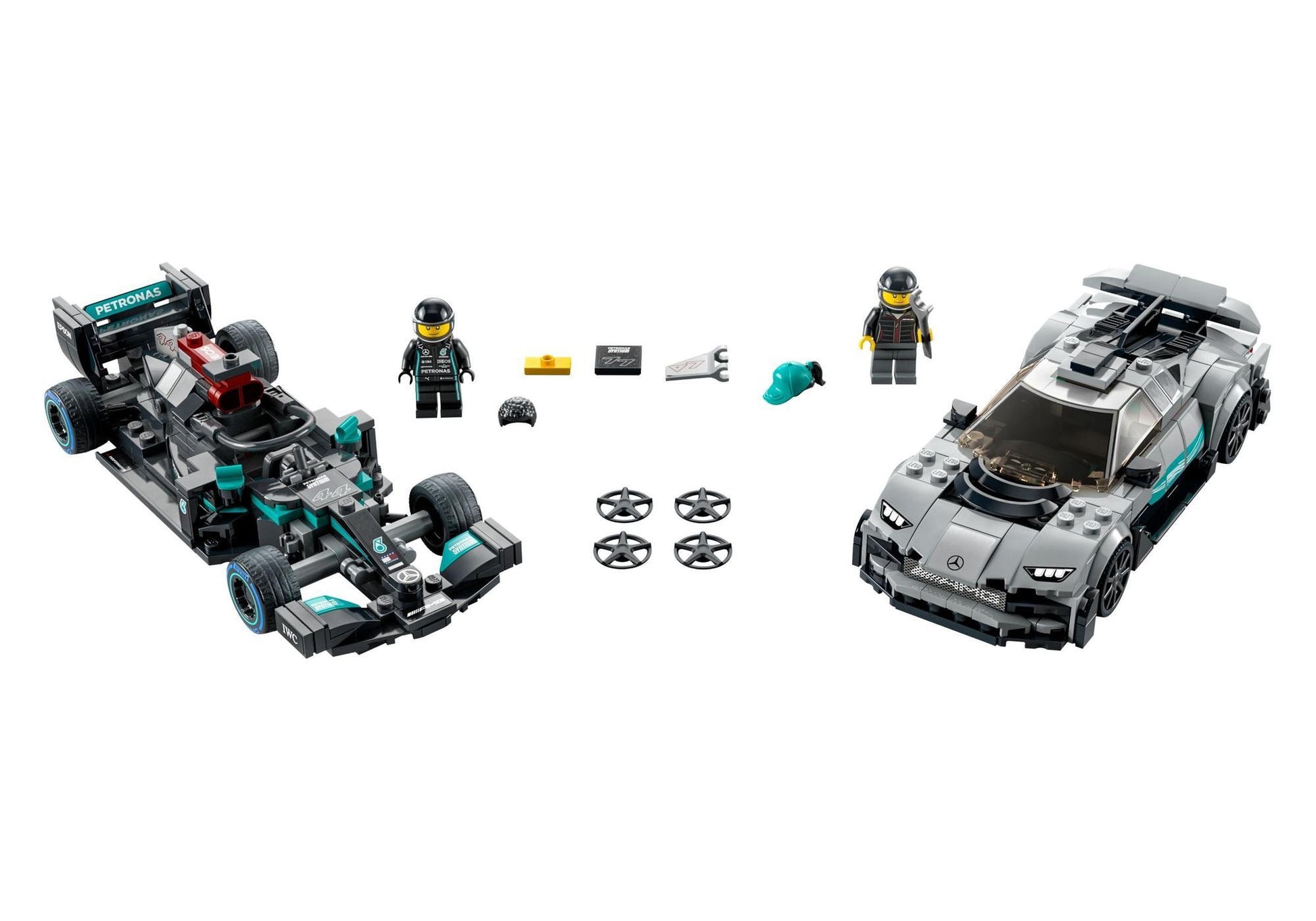 Lego 76909 Speed Champions: Mercedes-AMG F1 W12 E Performance & Mercedes-AMG Project One - plegobil