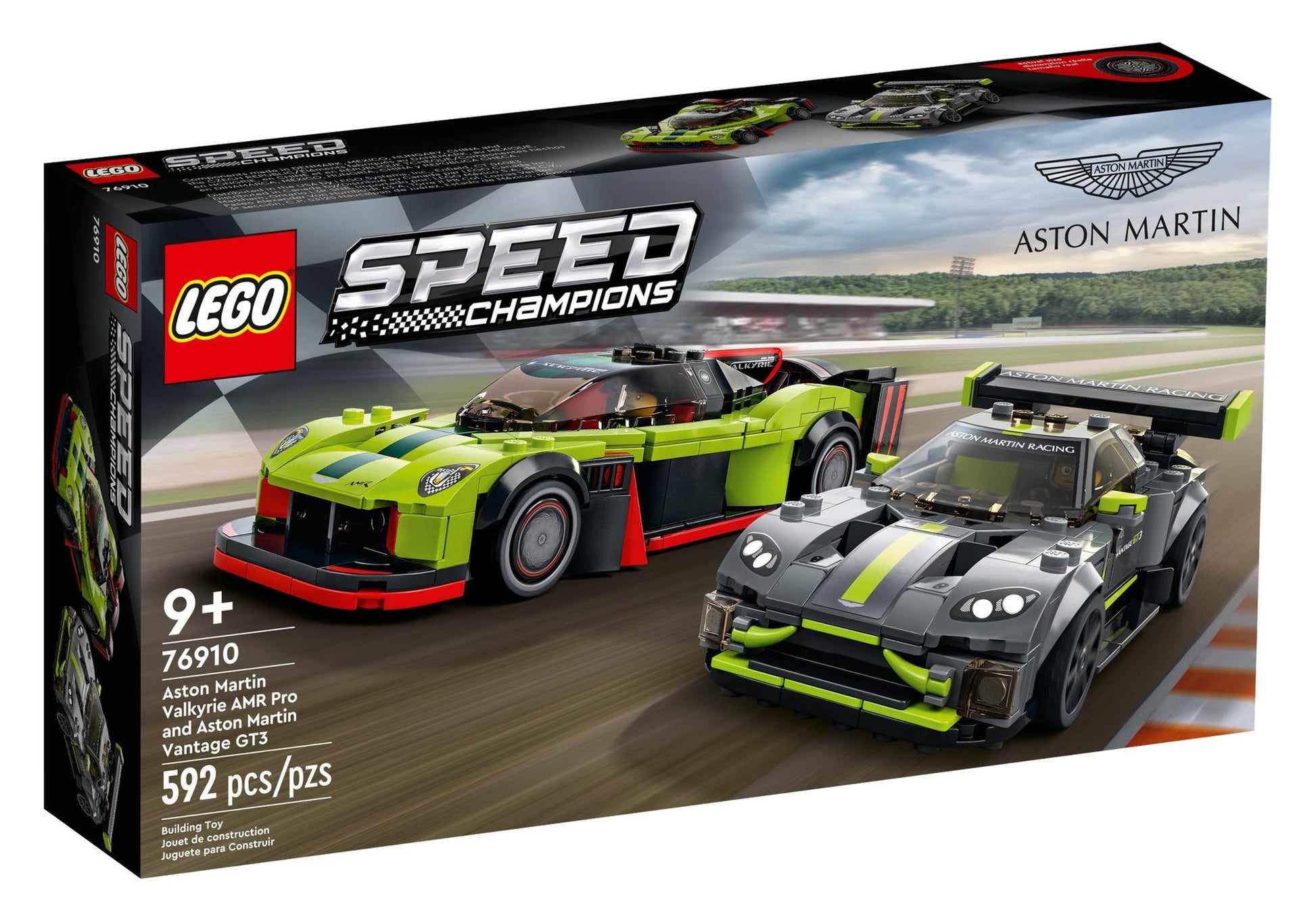 Lego 76910 Speed Champions: Aston Martin Valkyrie AMR Pro & Aston Martin Vantage GT3 - plegobil
