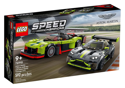 Lego 76910 Speed Champions: Aston Martin Valkyrie AMR Pro & Aston Martin Vantage GT3 - plegobil