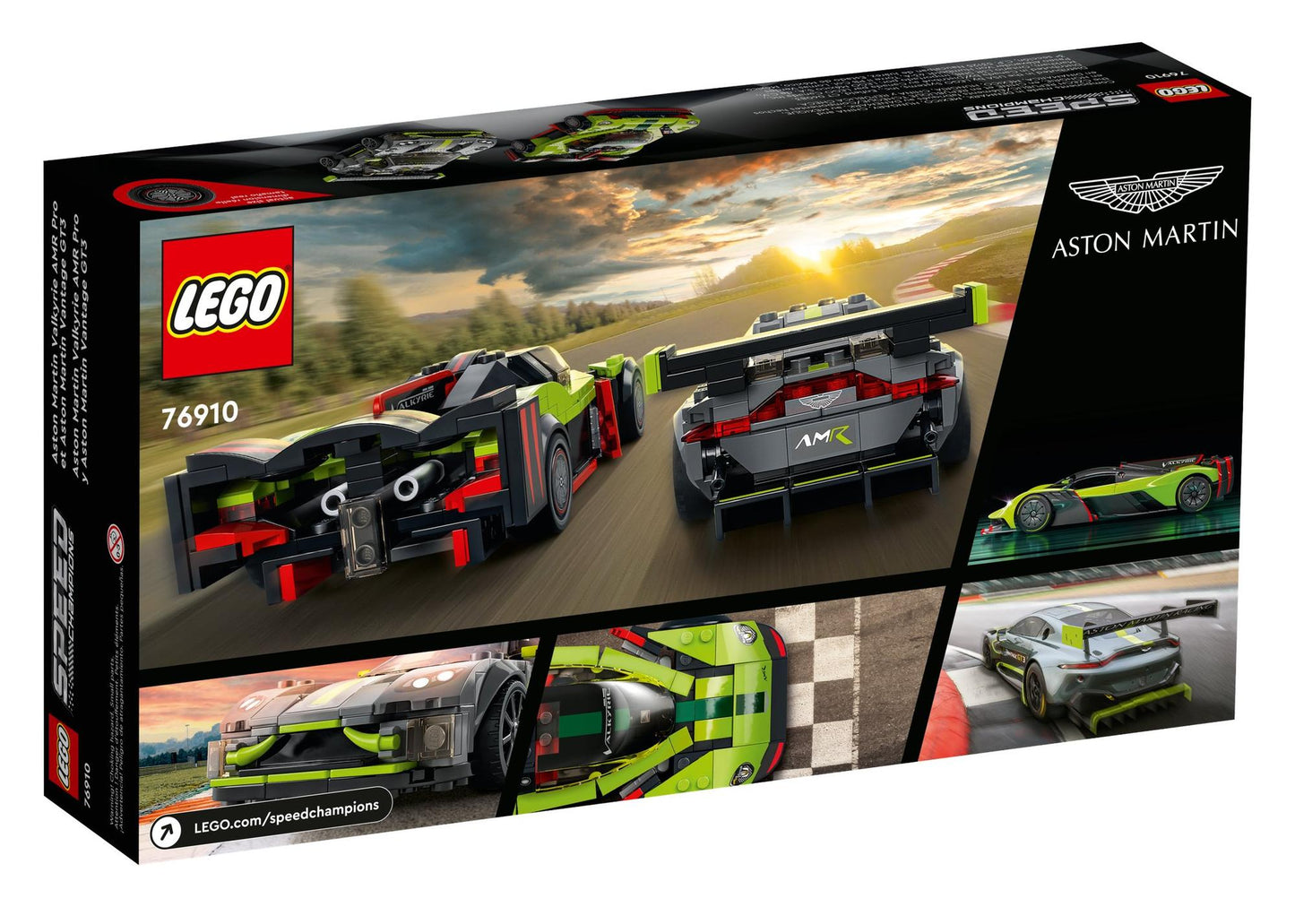 Lego 76910 Speed Champions: Aston Martin Valkyrie AMR Pro & Aston Martin Vantage GT3 - plegobil