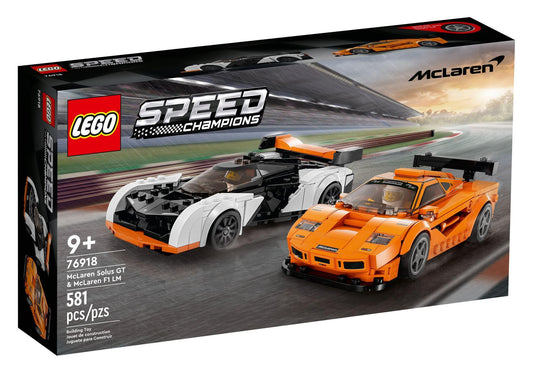 Lego 76918 Speed Champions: McLaren Solus GT & McLaren F1 LM - plegobil