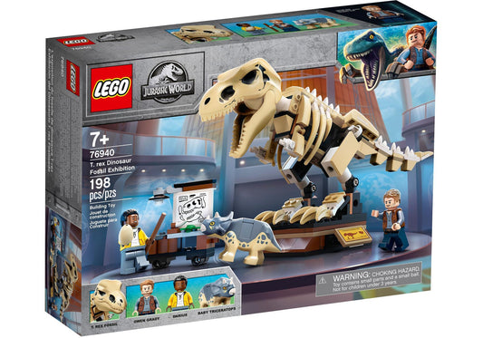 Lego 76940 Jurassic World: T. Rex-Skelett in der Fossilienausstellung - plegobil