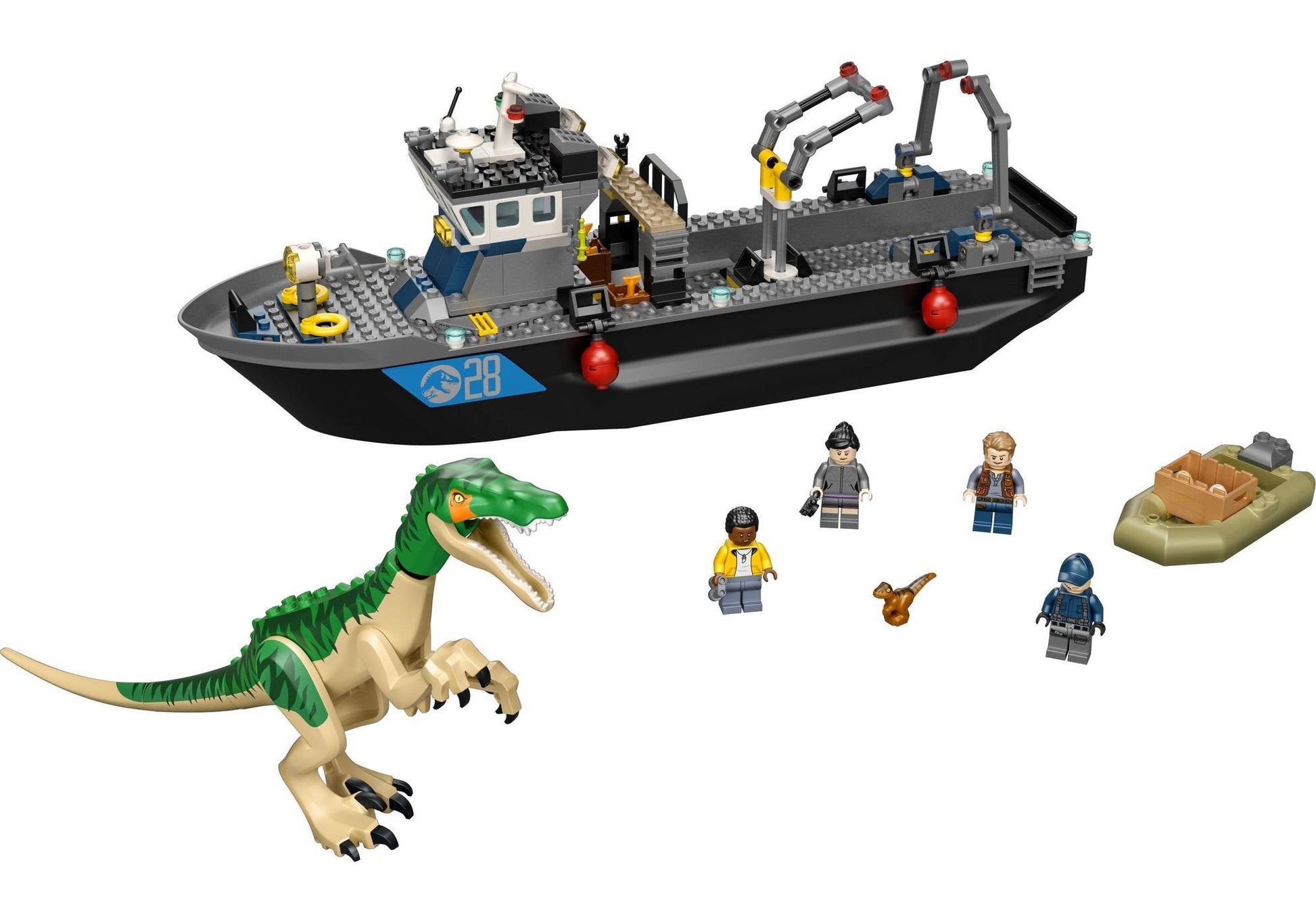 Lego 76942 Jurassic World: Flucht des Baryonyx - plegobil