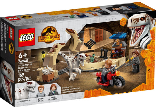 Lego 76945 Jurassic World: Atrociraptor: Motorradverfolgungsjagd - plegobil