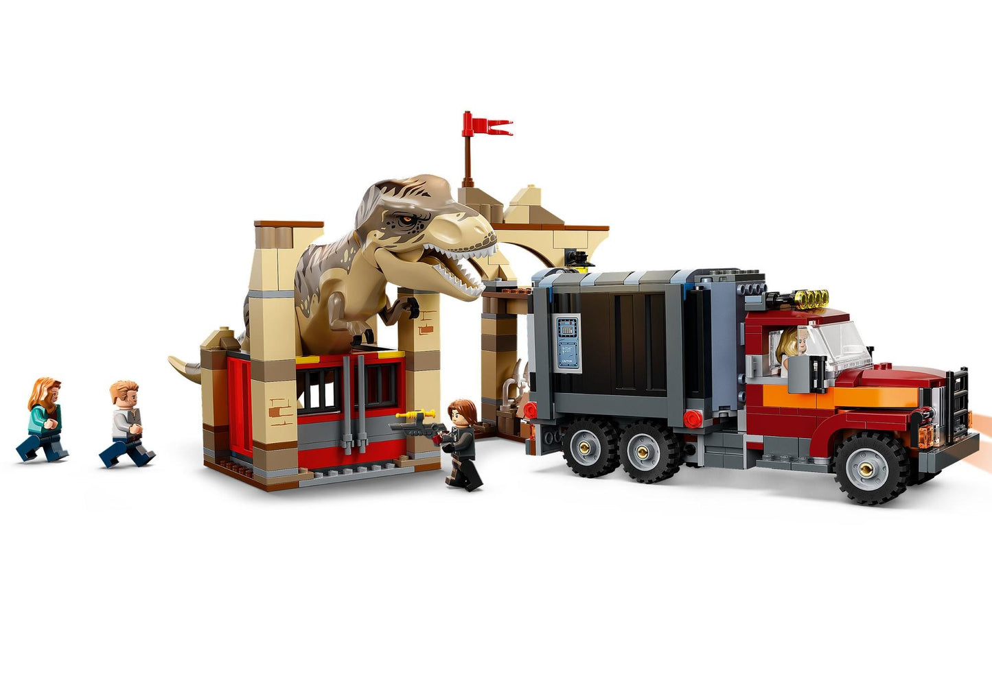 Lego 76948 Jurassic World: T. Rex & Atrociraptor: Dinosaurier-Ausbruch - plegobil