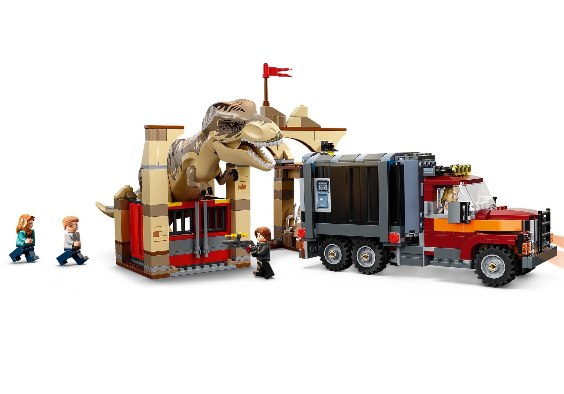 Lego 76948 Jurassic World: T. Rex & Atrociraptor: Dinosaurier-Ausbruch - plegobil