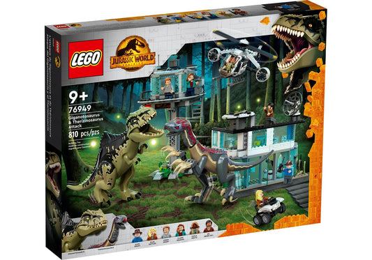 Lego 76949 Jurassic World: Giganotosaurus & Therizinosaurus Angriff - plegobil