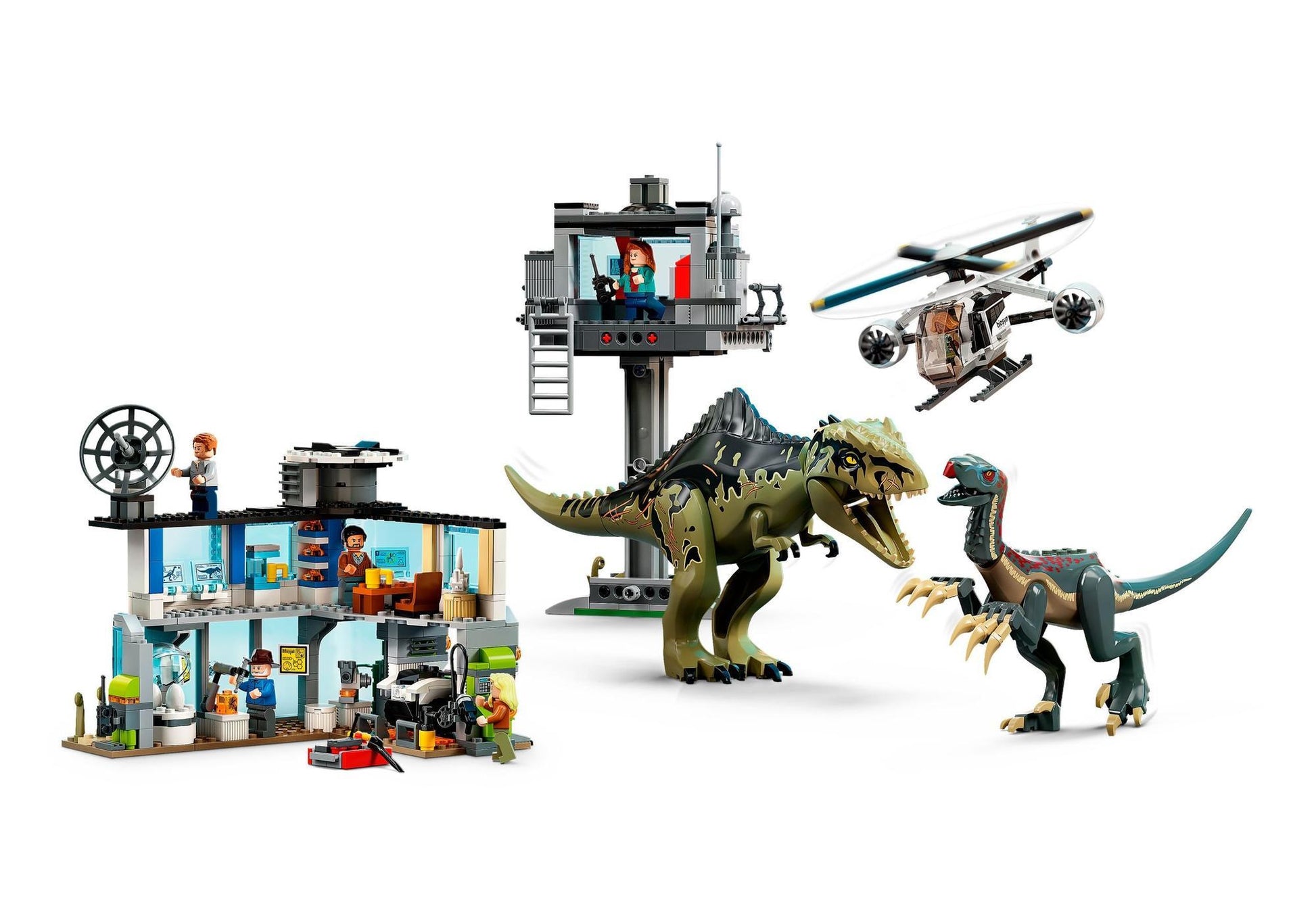 Lego 76949 Jurassic World: Giganotosaurus & Therizinosaurus Angriff - plegobil