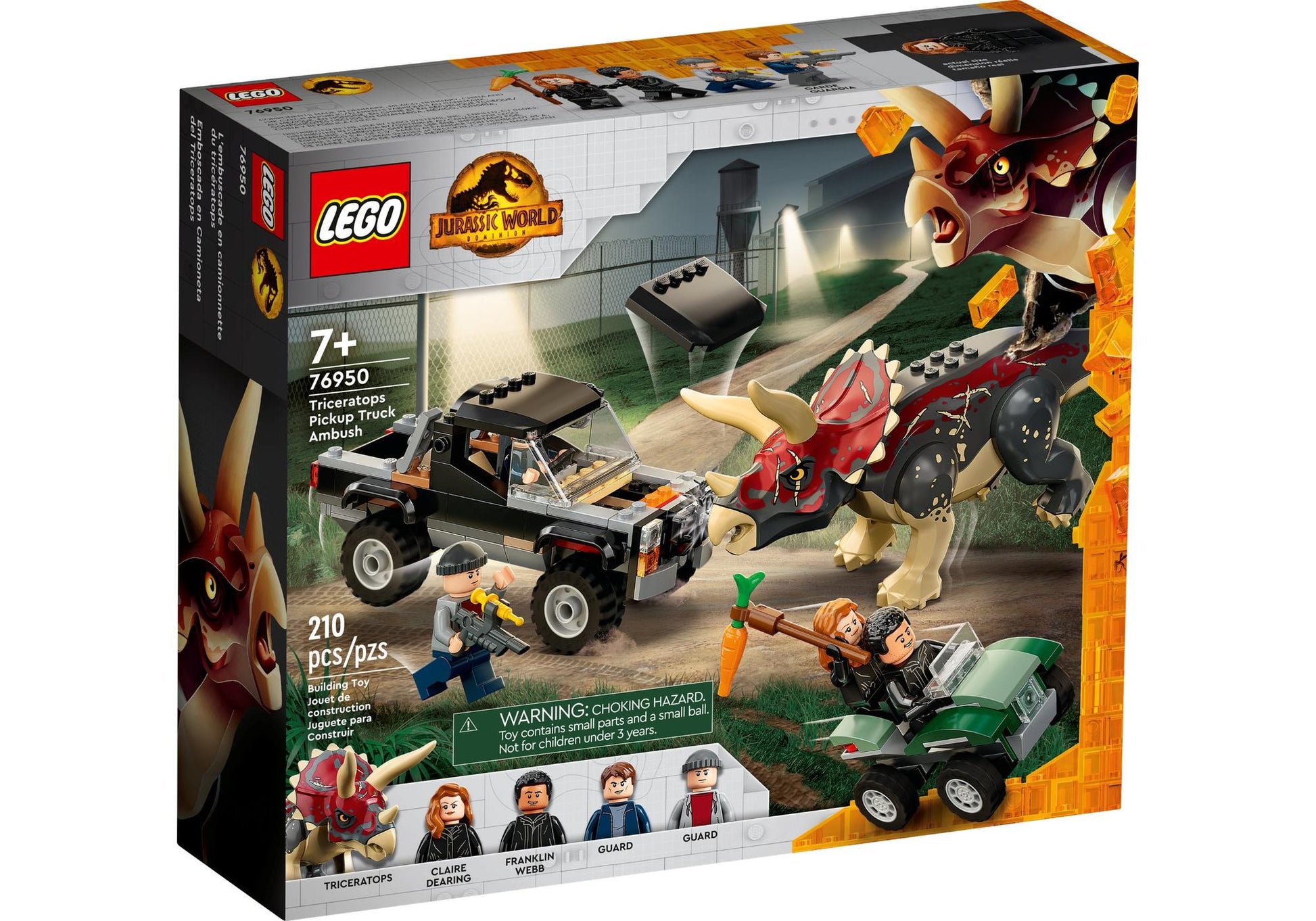 Lego 76950 Jurassic World: Triceratops-Angriff - plegobil