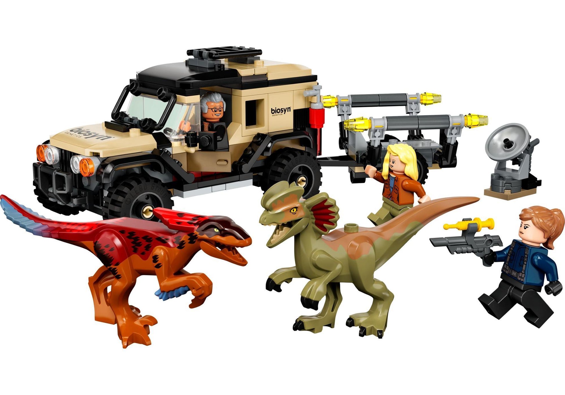 Lego 76951 Jurassic World: Pyroraptor & Dilophosaurus Transport - plegobil