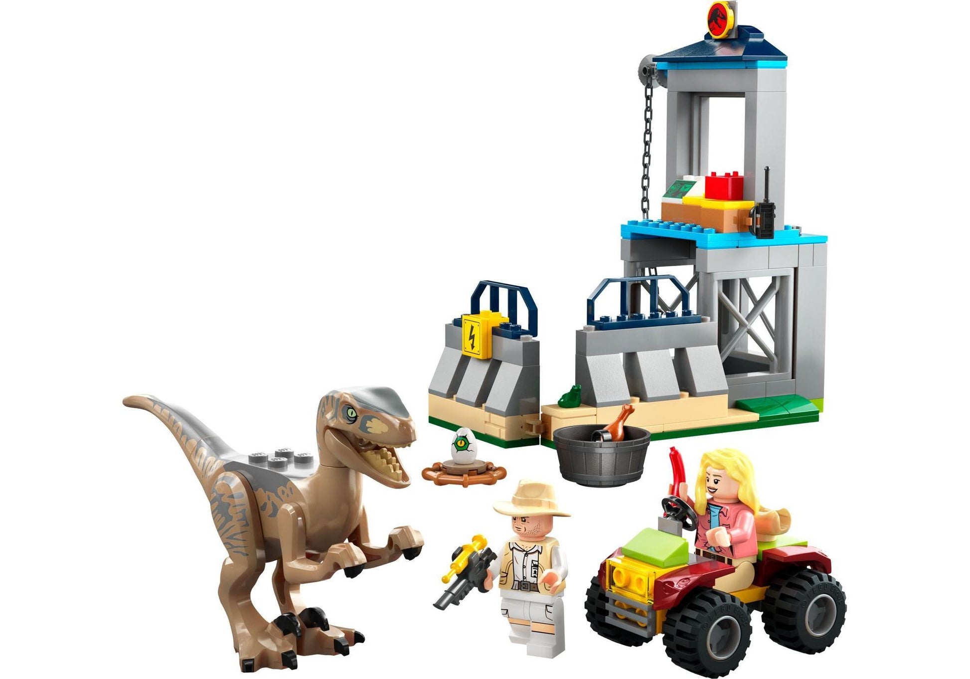 Lego 76957 Jurassic World: Flucht des Velociraptors - plegobil