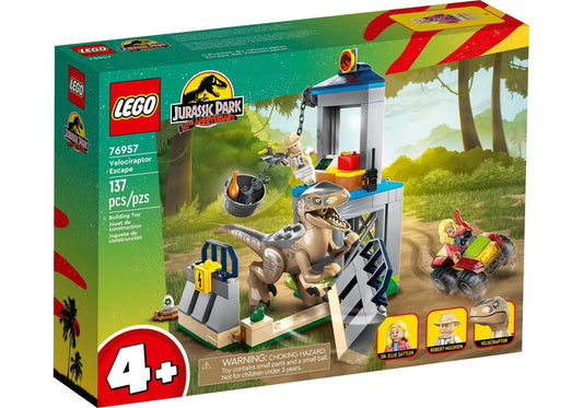 Lego 76957 Jurassic World: Flucht des Velociraptors - plegobil