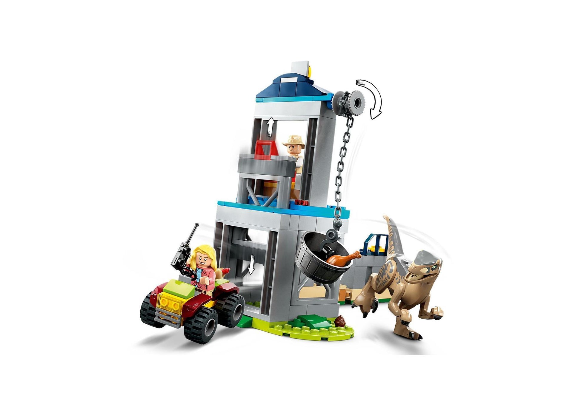 Lego 76957 Jurassic World: Flucht des Velociraptors - plegobil