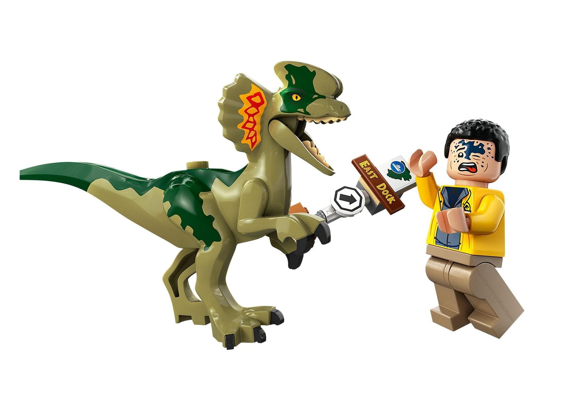 Lego 76958 Jurassic World: Hinterhalt des Dilophosaurus - plegobil