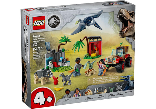 Lego 76963 Jurassic World: Rettungszentrum für Baby-Dinos - plegobil