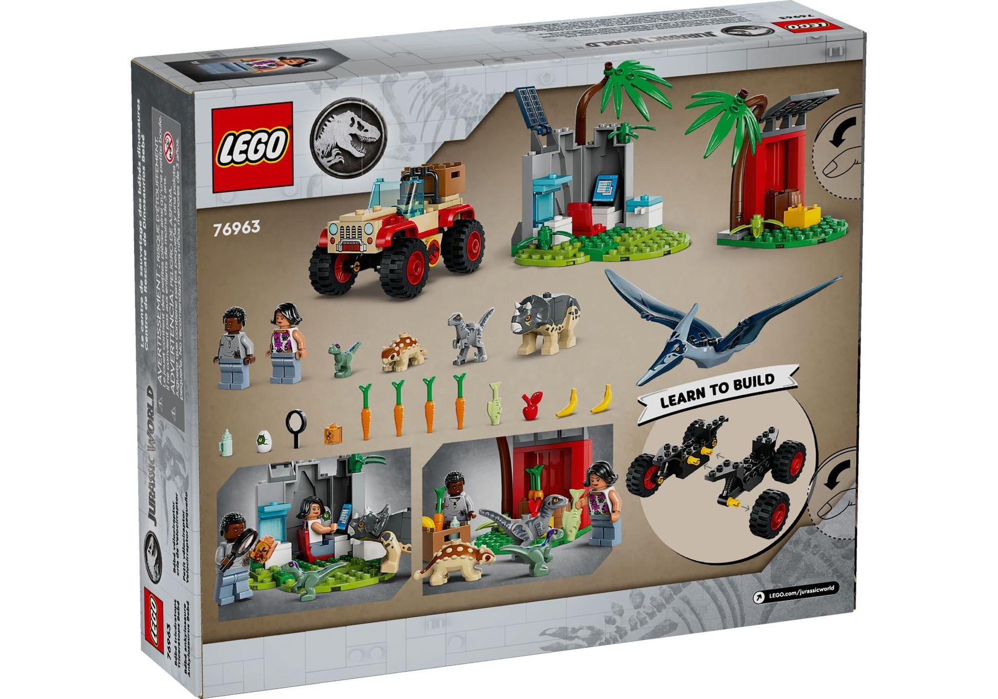 Lego 76963 Jurassic World: Rettungszentrum für Baby-Dinos - plegobil