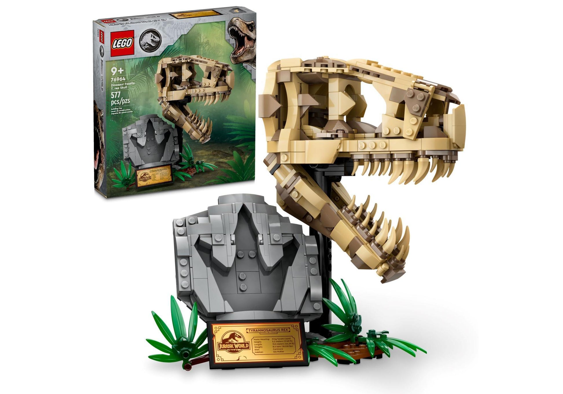 Lego 76964 Jurassic World: Dinosaurier-Fossilien: T. Rex-Kopf - plegobil