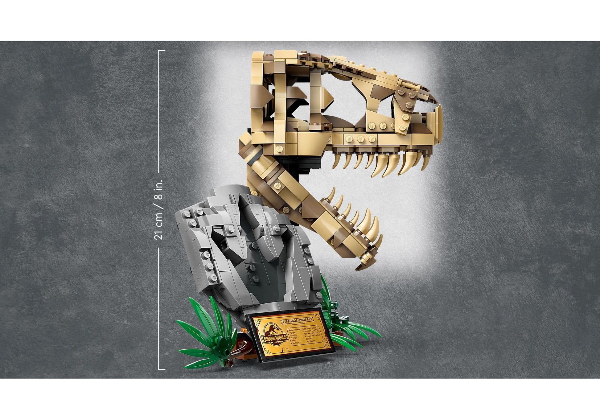 Lego 76964 Jurassic World: Dinosaurier-Fossilien: T. Rex-Kopf - plegobil