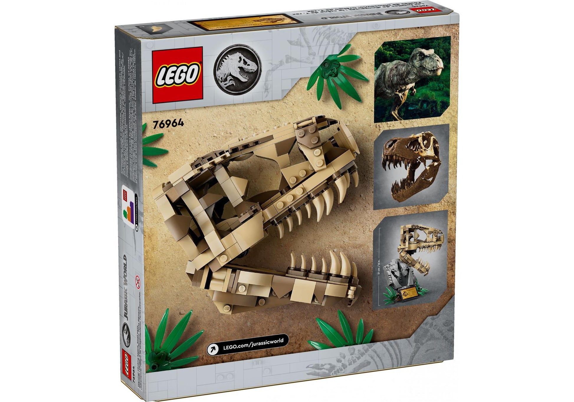 Lego 76964 Jurassic World: Dinosaurier-Fossilien: T. Rex-Kopf - plegobil