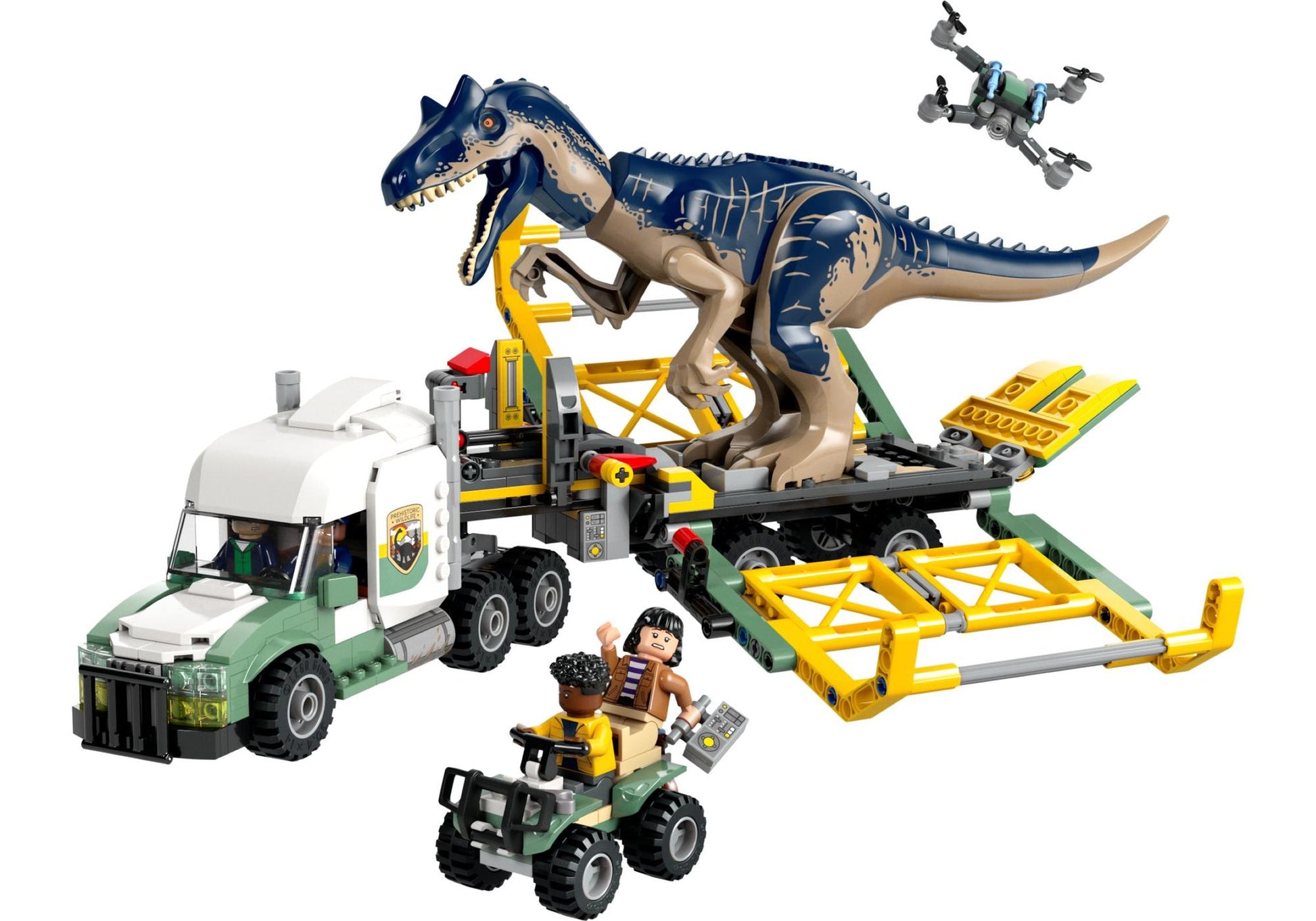 Lego 76966 Jurassic World: Dinosaurier-Missionen: Allosaurus-Transporter - plegobil