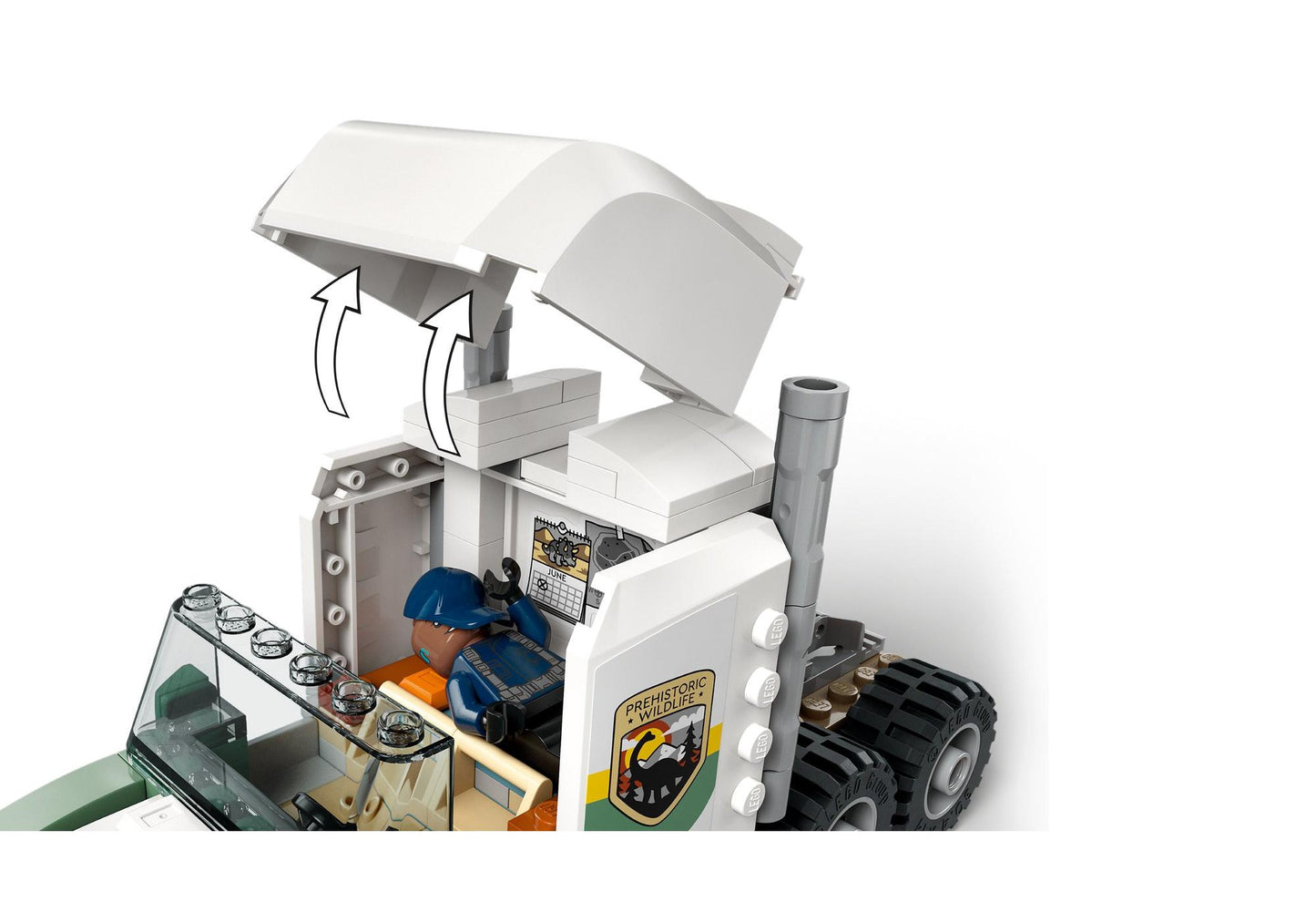 Lego 76966 Jurassic World: Dinosaurier-Missionen: Allosaurus-Transporter - plegobil
