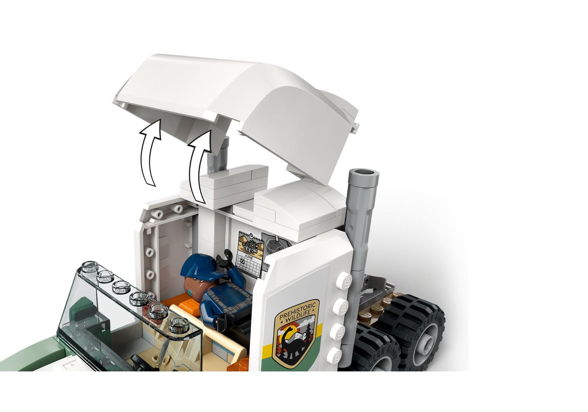 Lego 76966 Jurassic World: Dinosaurier-Missionen: Allosaurus-Transporter - plegobil
