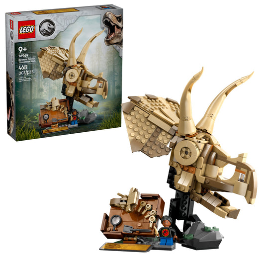 Lego 76969 Jurassic World: Dinosaurier-Fossilien: Triceratops-Schädel