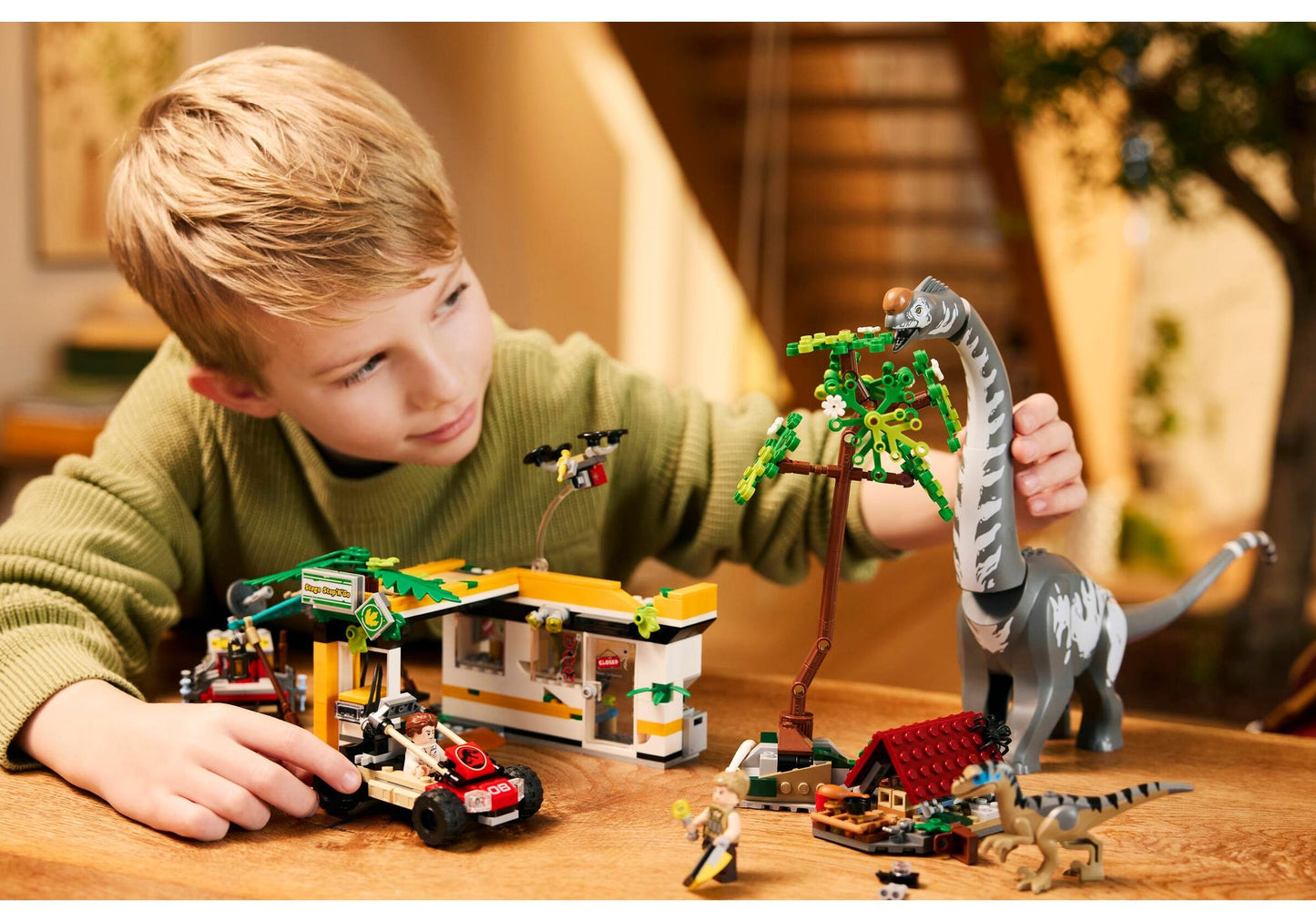 Lego 76973 Jurassic World: Raptor & Titanosaurus: Große Fährtensuche