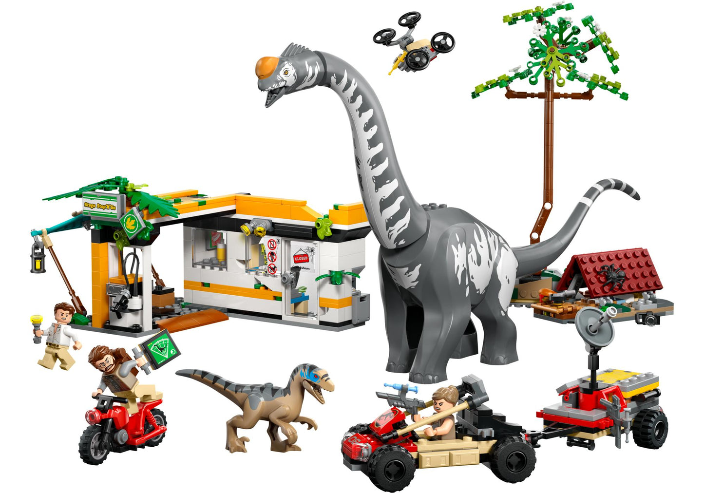 Lego 76973 Jurassic World: Raptor & Titanosaurus: Große Fährtensuche