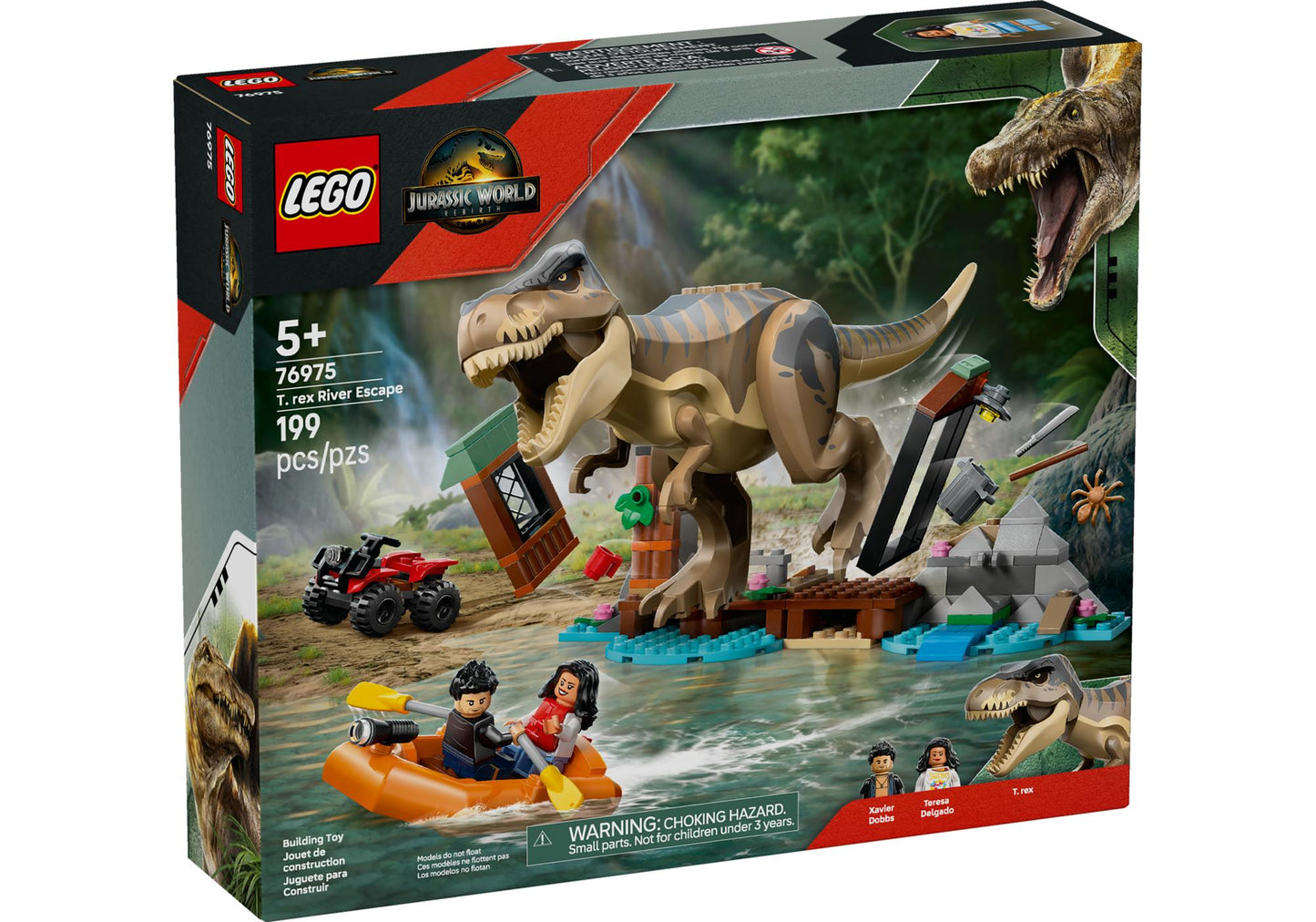 Lego 76975 Jurassic World: Flucht vor dem T.Rex