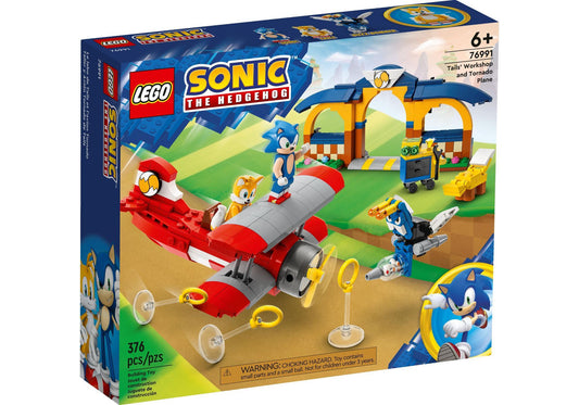 Lego 76991 Sonic: Tails‘ Tornadoflieger mit Werkstatt - plegobil