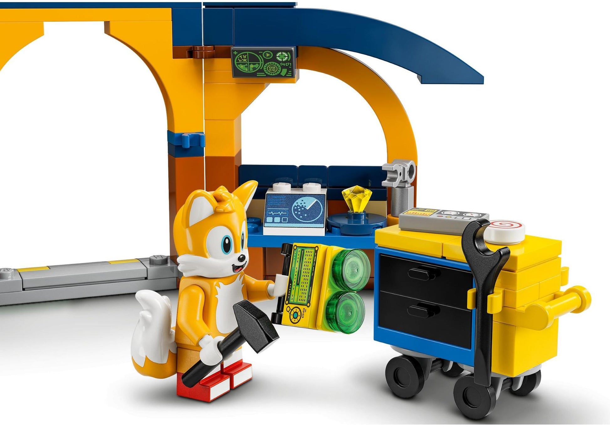 Lego 76991 Sonic: Tails‘ Tornadoflieger mit Werkstatt - plegobil