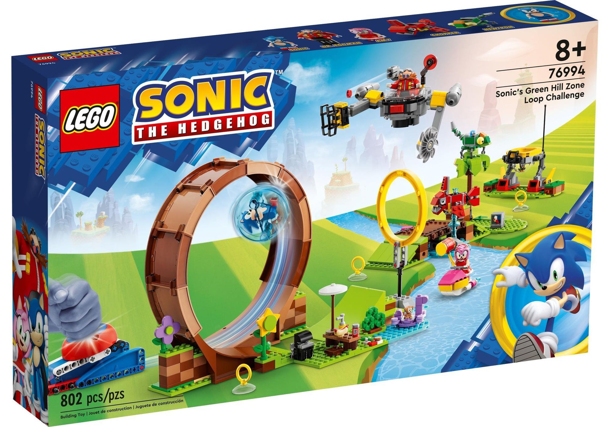 Lego 76994 Sonic: Sonics Looping-Challenge in der Green Hill Zone - plegobil