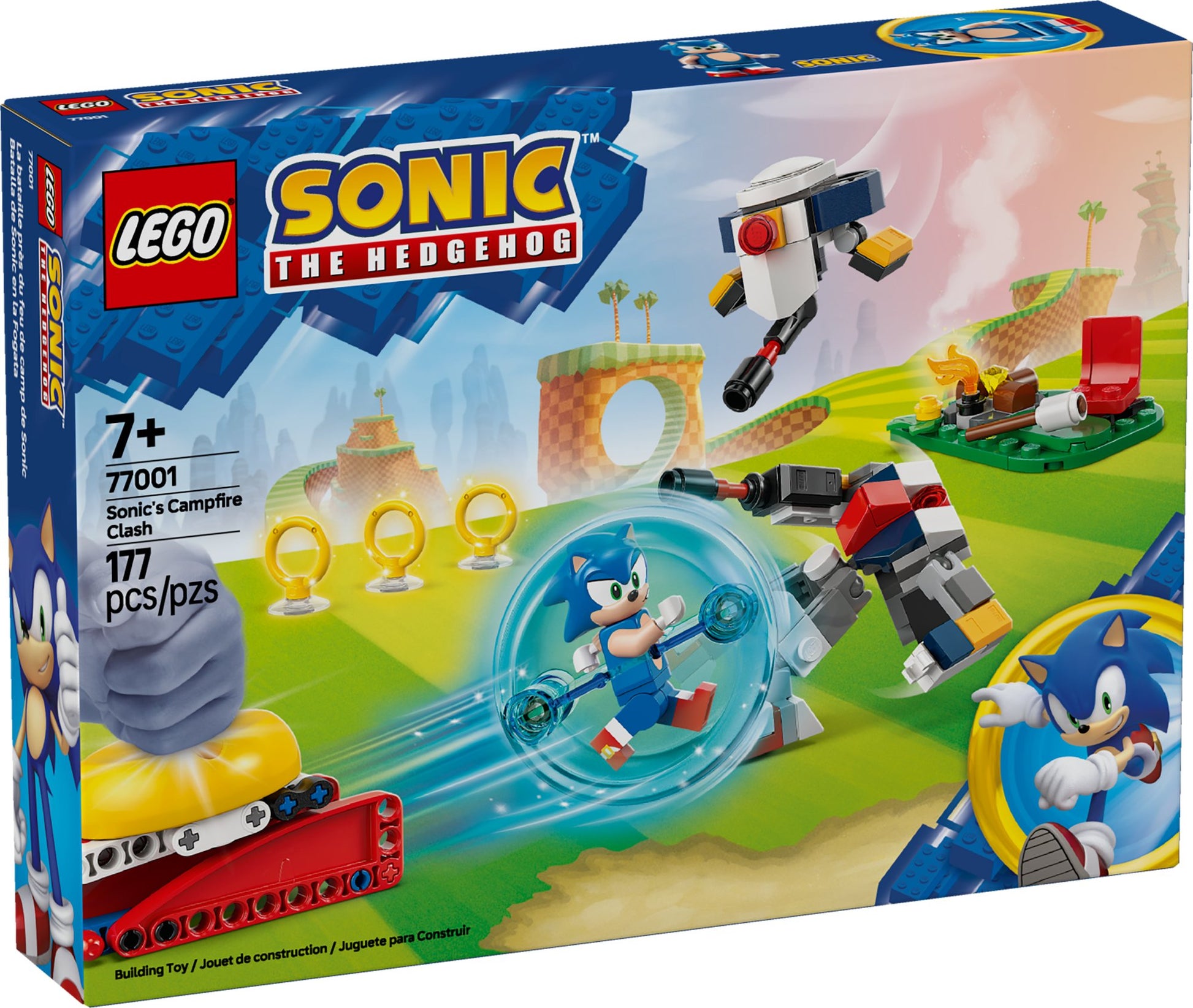 Lego 77001 Sonic: Sonics Showdown am Lagerfeuer - plegobil