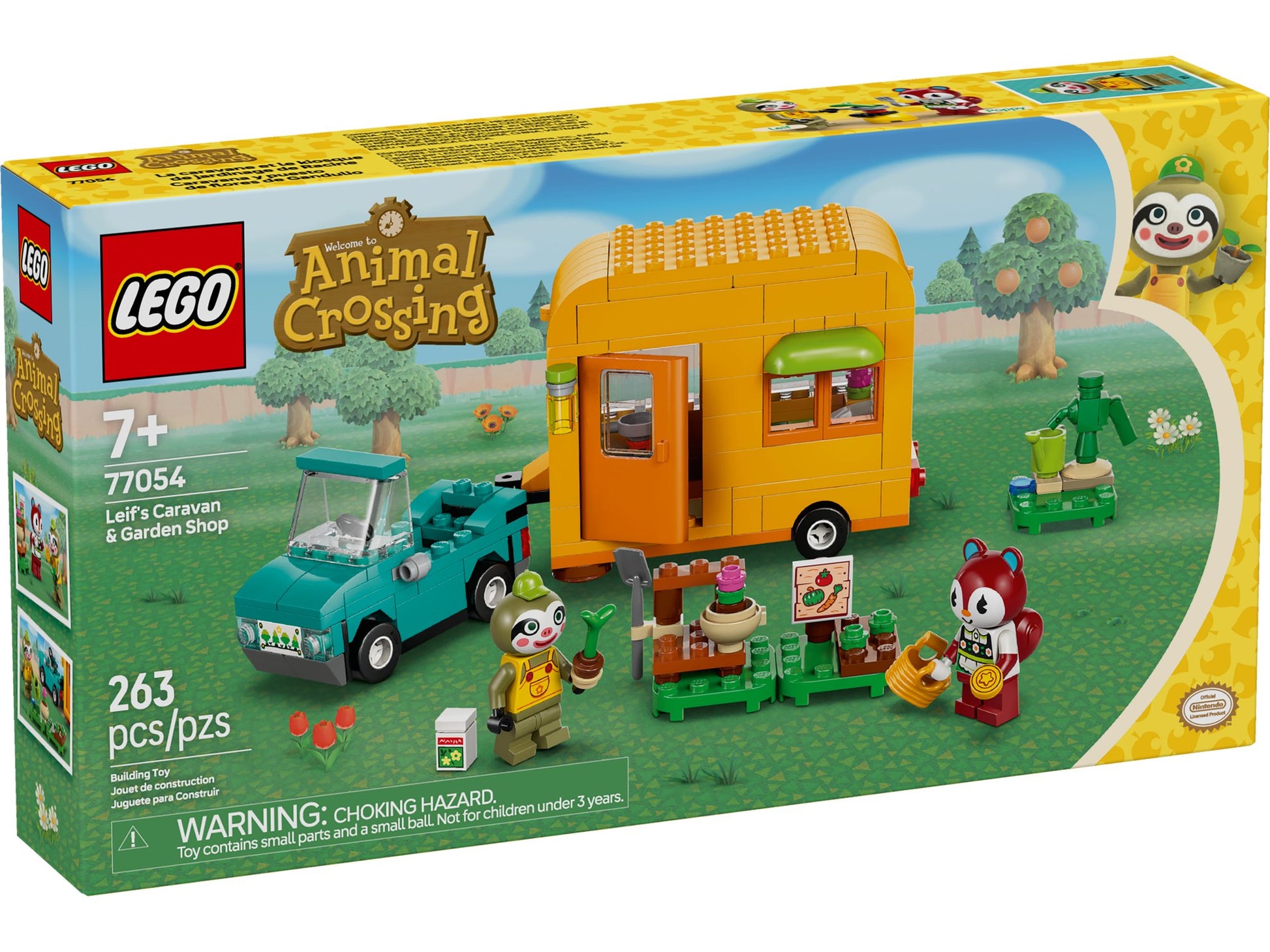 Lego 77054 Animal Crossing: Gerds Wohnwagen & Gärtnerei - plegobil