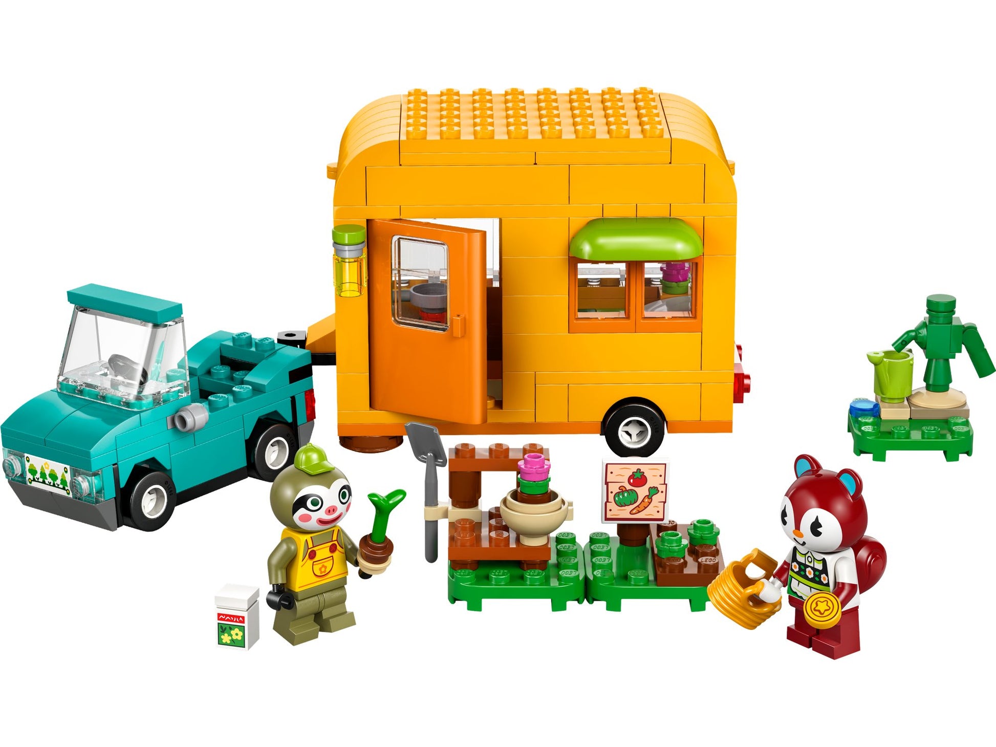 Lego 77054 Animal Crossing: Gerds Wohnwagen & Gärtnerei - plegobil