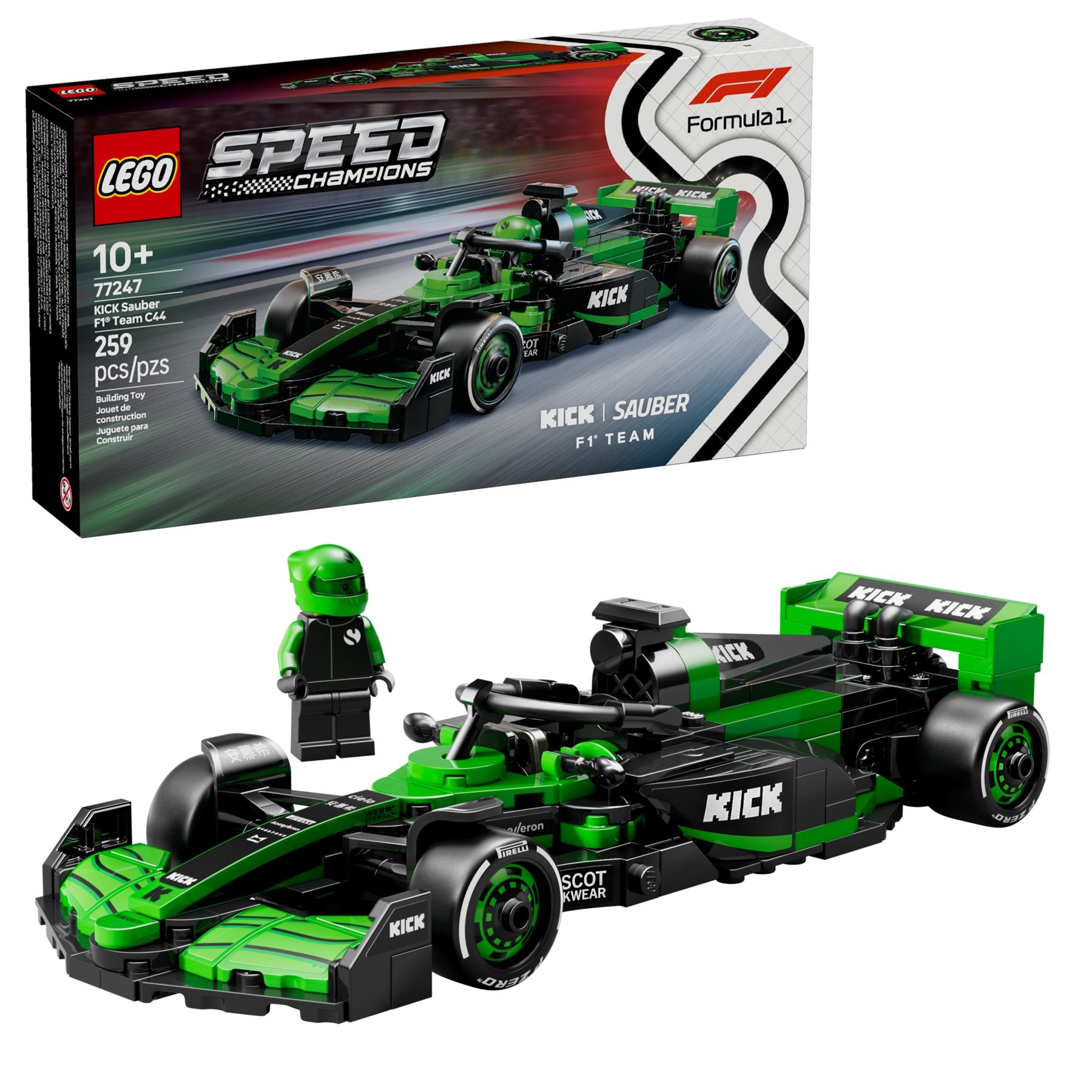 Lego 77247 Speed Champions: KICK Sauber F1 Team C44 Rennauto - plegobil