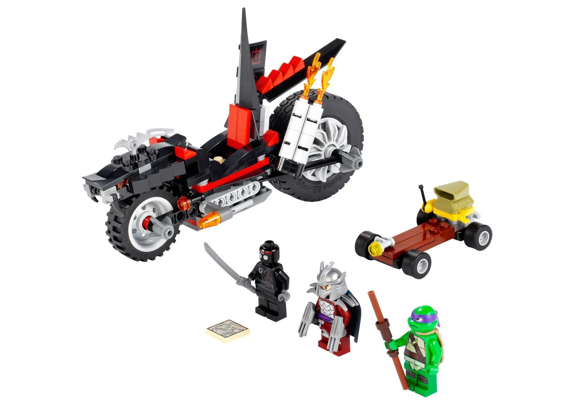 Lego 79101 Ninja Turtles: Shredders Turbobike - plegobil