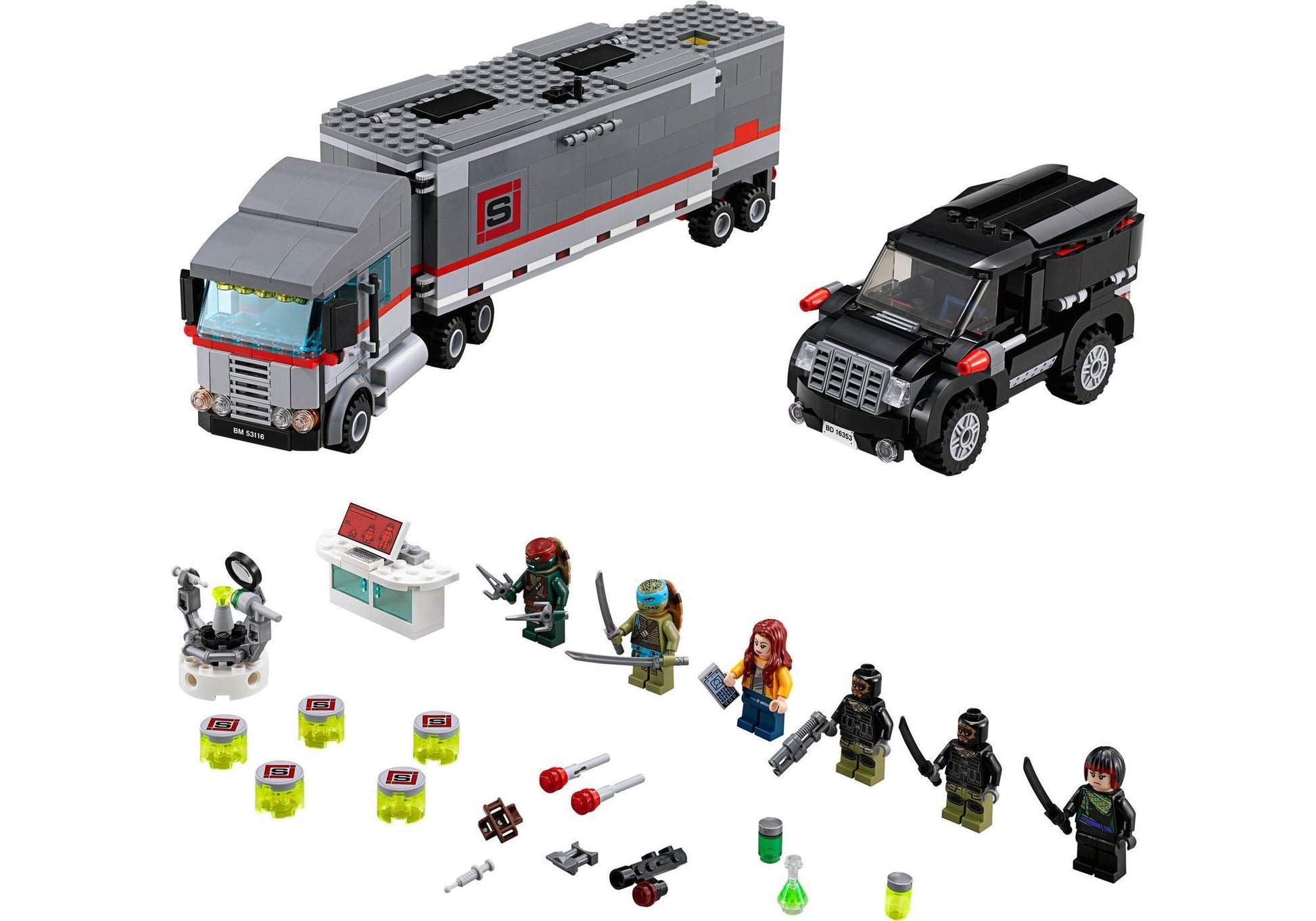 Lego 79116 Ninja Turtles: Flucht mit dem Sattelzug - plegobil