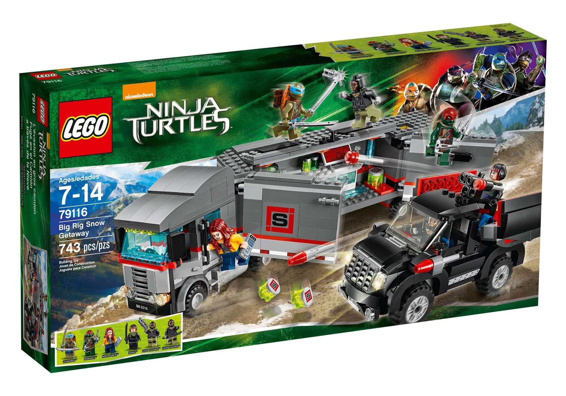 Lego 79116 Ninja Turtles: Flucht mit dem Sattelzug - plegobil